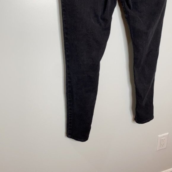 Jordache Women Black Pull On Elastic Waist Jeggings Stretch Jeans Size Large - Picture 7 of 11